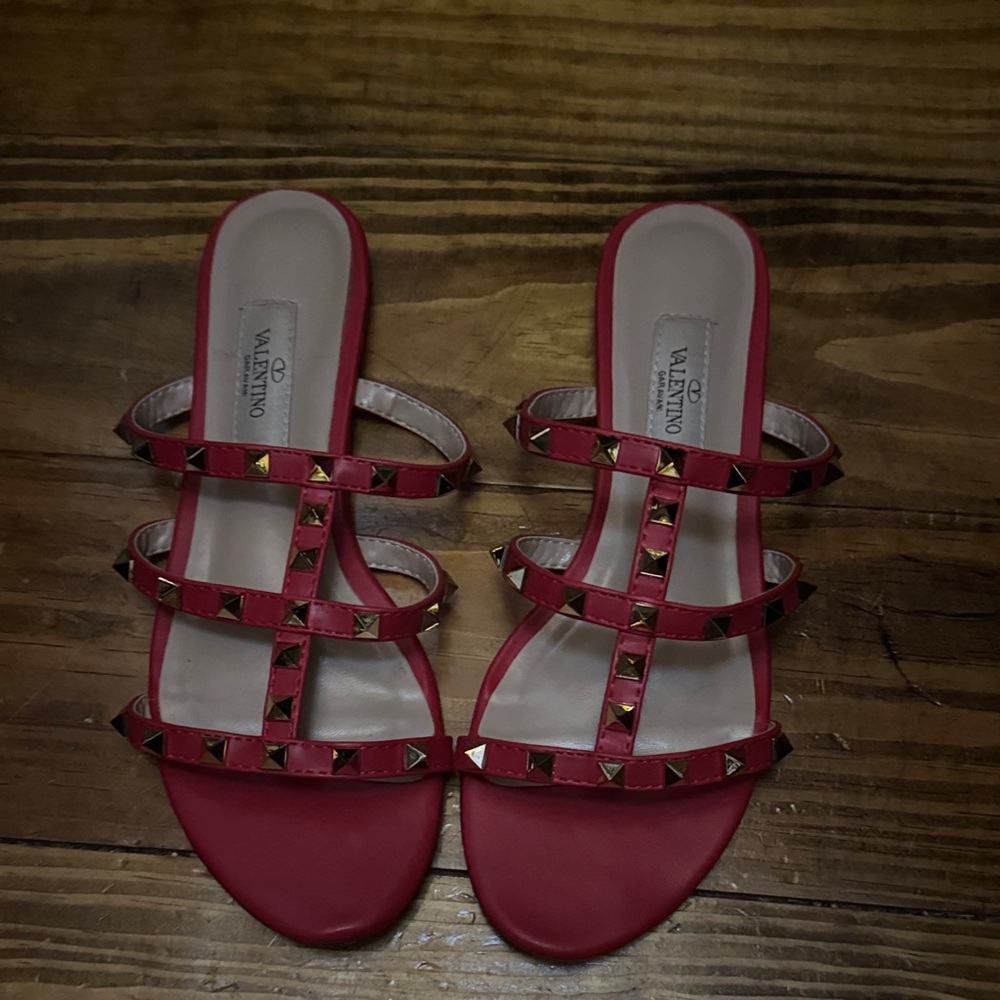 Valentino Women's Red Strappy Sandals